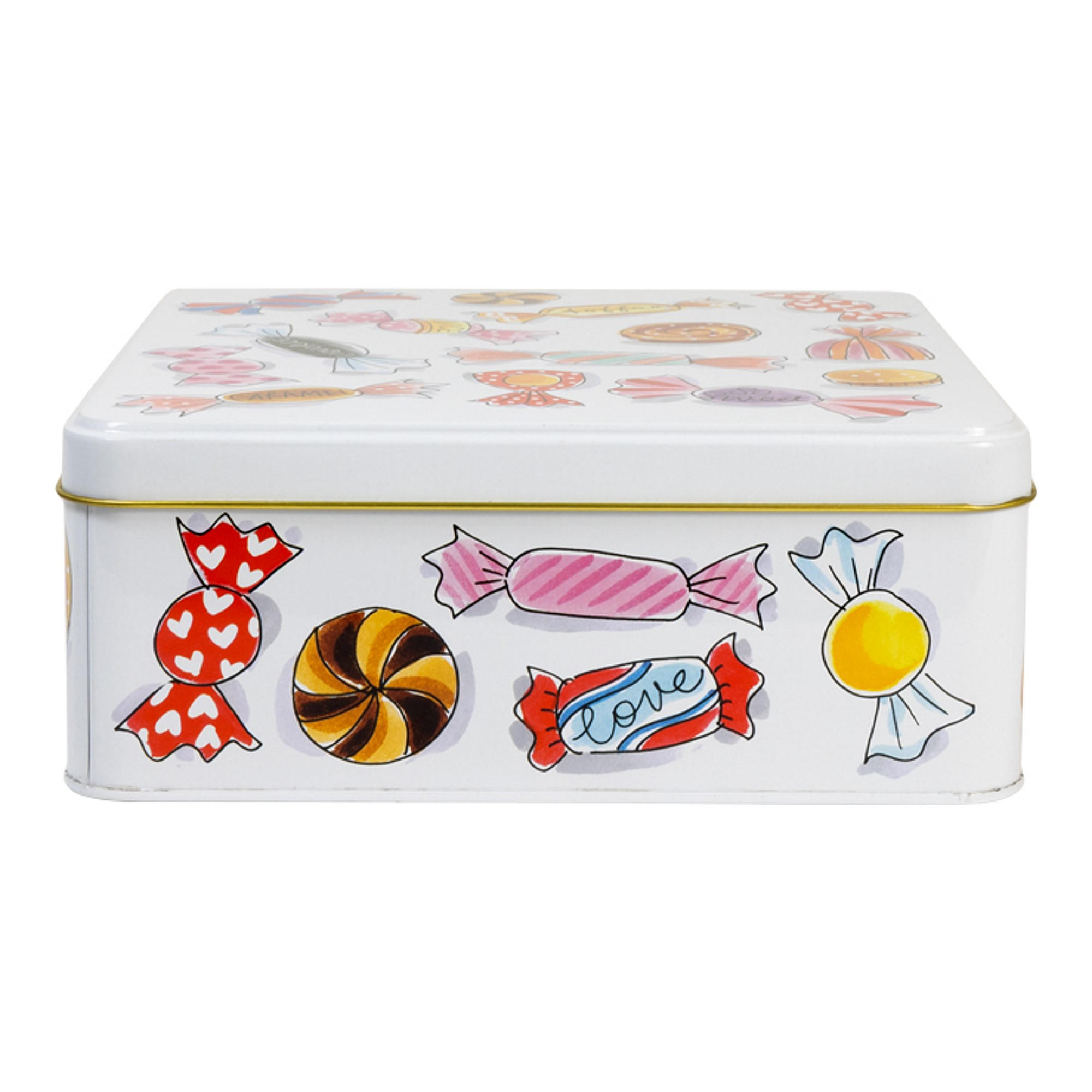 DOSE Gemütliche Tage - Lieblingssüßigkeit in Bunt - 21,7 x 7,5cm - Multicolor, Metall (21.7/7.5/21.7cm) - Blond Amsterdam