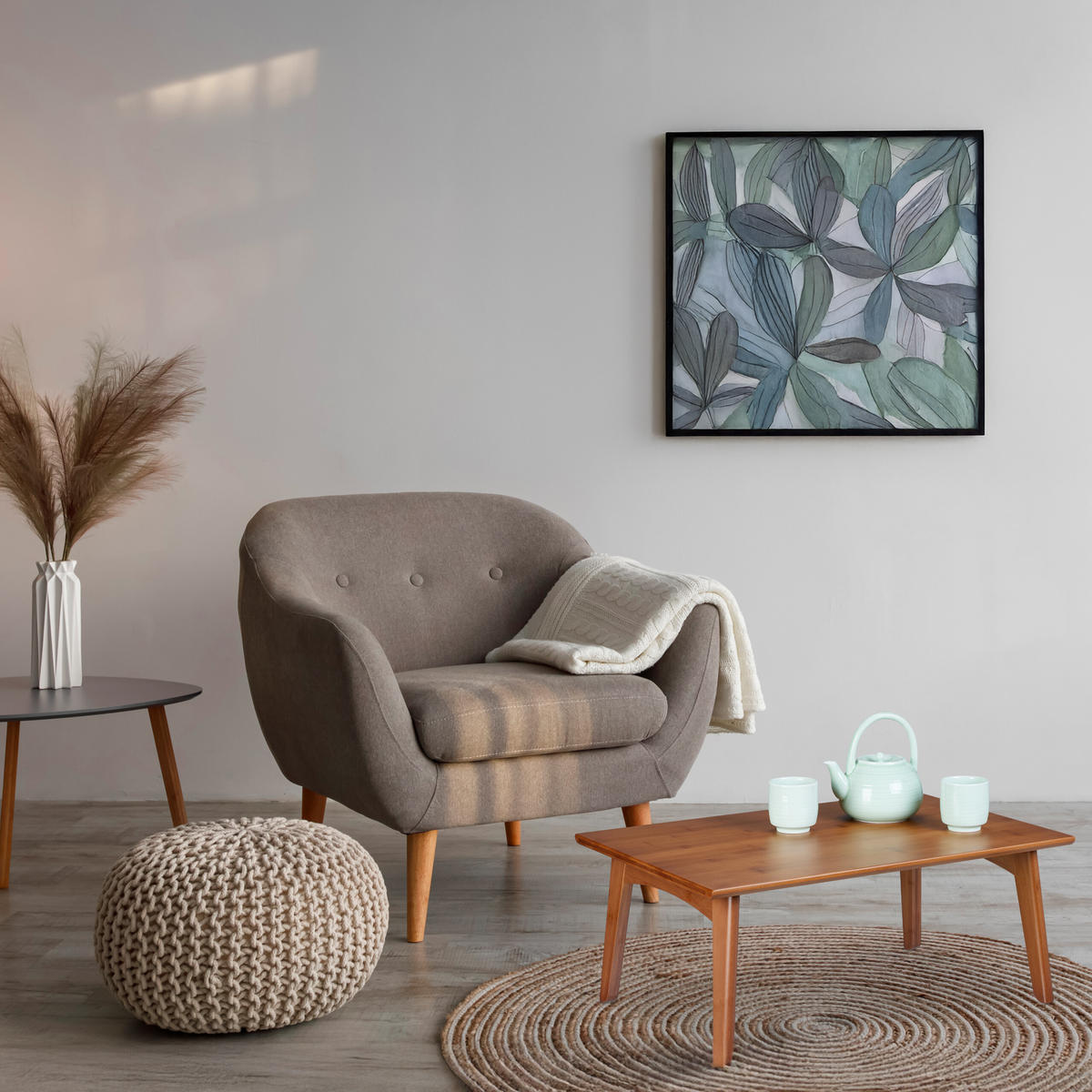 COUCHTISCH - Braun, Holz (40/60/25cm) - Relaxdays