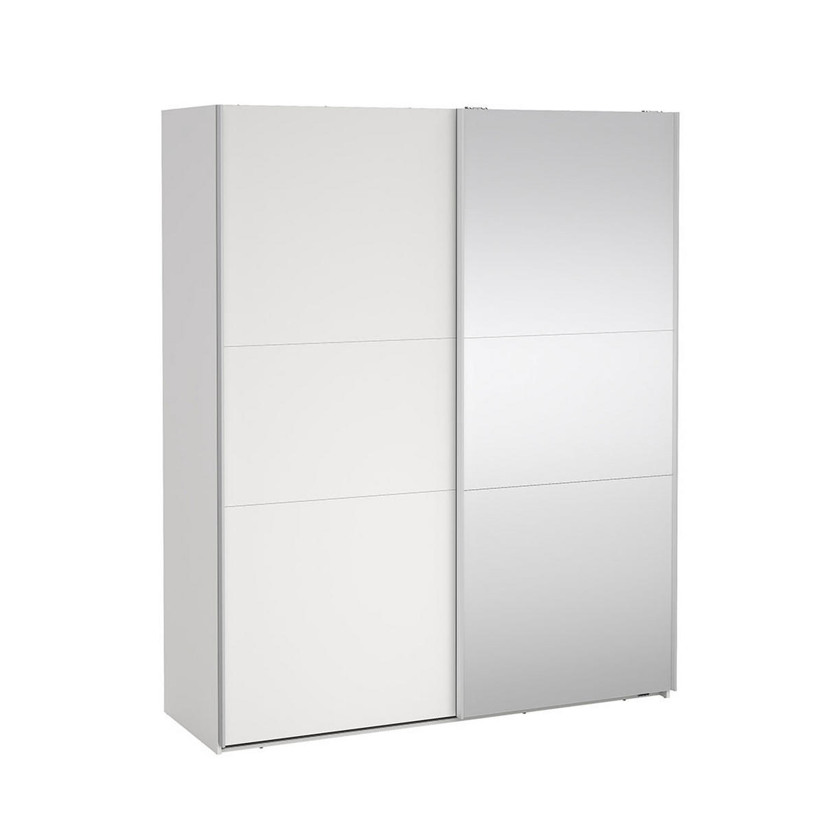 SCHIEBETÜRENSCHRANK, Como, Weiß, Holzwerkstoff, 179 x 67 x 221 cm - Weiß, Holzwerkstoff (179/221/67cm) - ebuy24