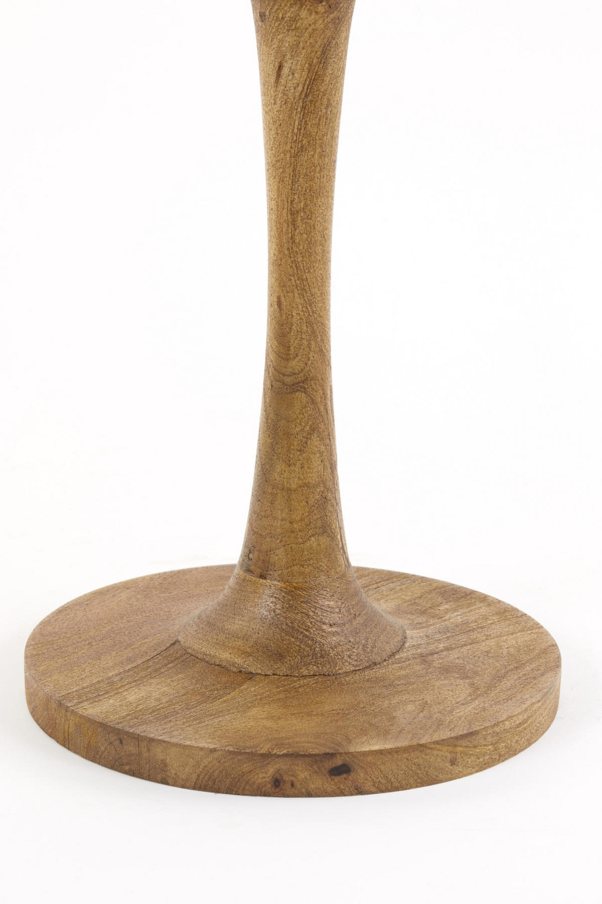 BEISTELLTISCH Bicaba Braun Ø50/55 cm - Braun, Holz (50/50/55cm) - Light & Living