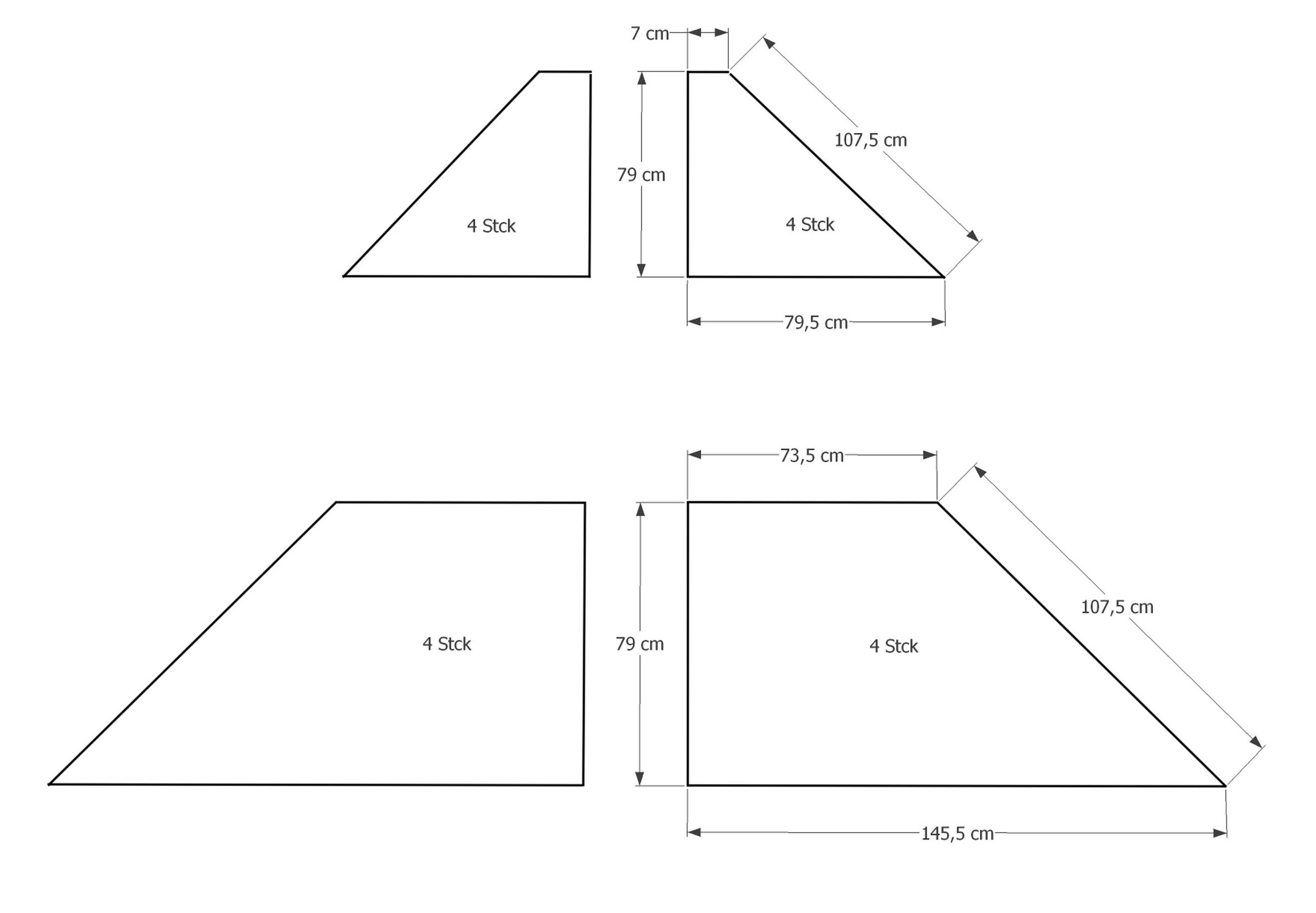 ERSATZDACH Hardtop Pavillon 3x3m - Anthrazit, Metall (300/1/300cm) - QUICK STAR