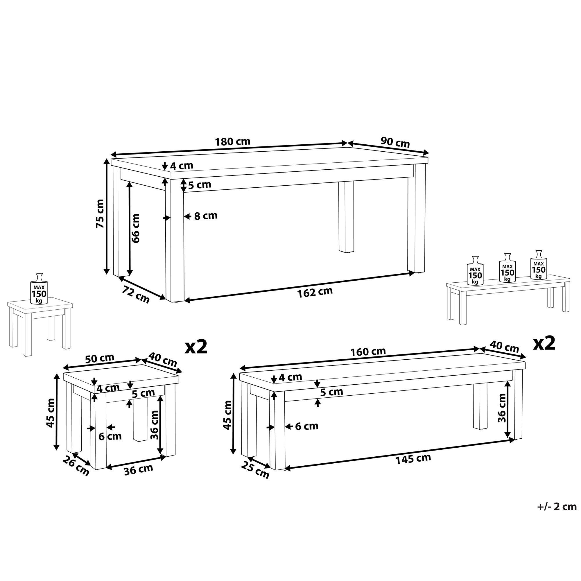 Thumbnail - Beliani Gartenmöbel, Grau, Hellbraun, Stein, 8-Sitzer, Loungemöbel, Loungemöbel-Sets
