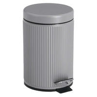 KOSMETIKEIMER 3 Liter - Grau - Grau, Metall (17/25.9/17cm) - Zeller Present