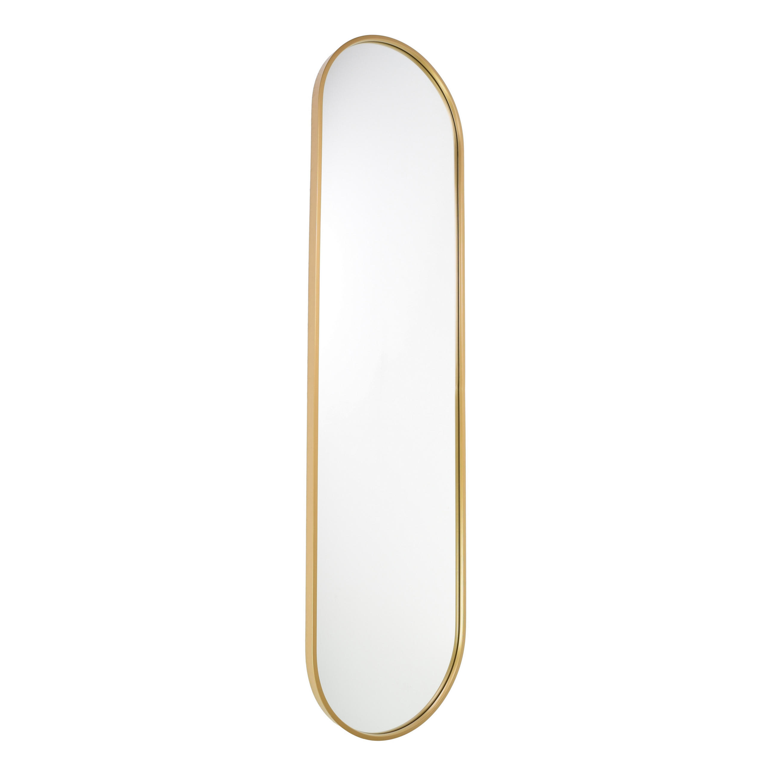 WANDSPIEGEL Boston Gold - Goldfarben, Metall (40/150/4cm) - Fragix