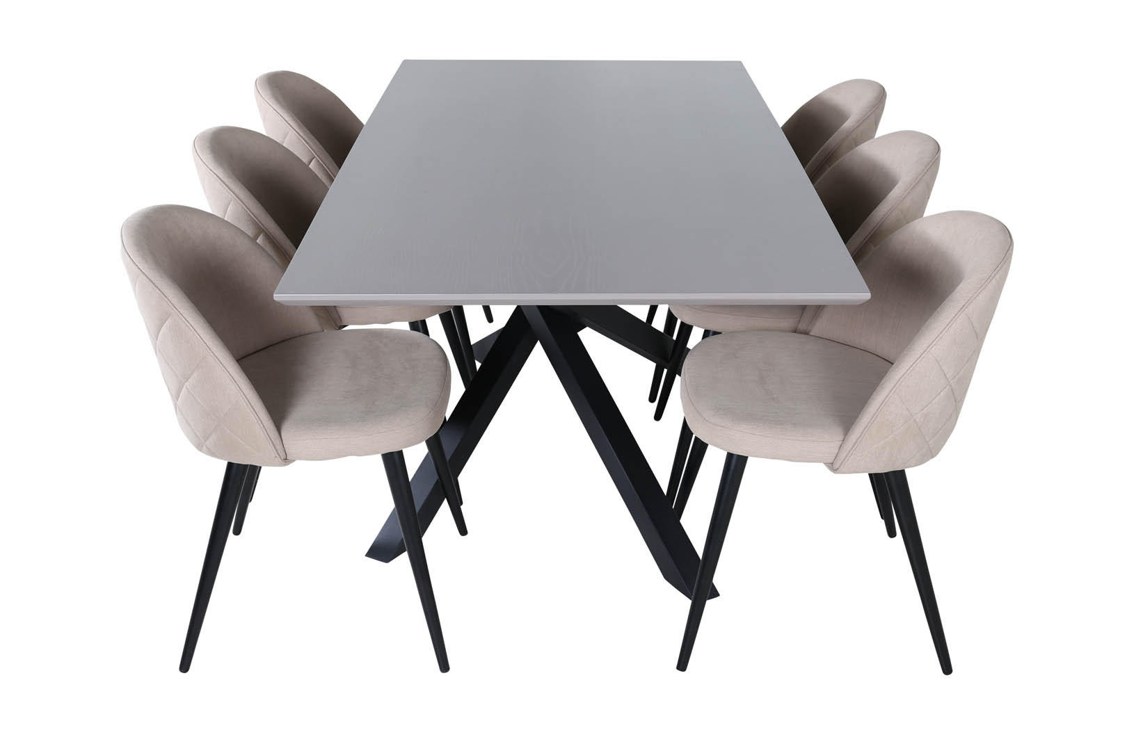TISCHGRUPPE Beige - Beige, Holzwerkstoff (90/76/190cm) - ebuy24