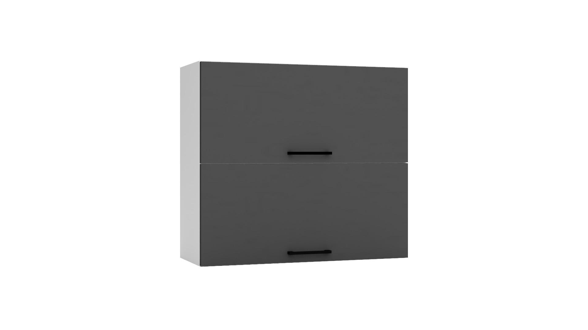 HÄNGESCHRANK W80GRF/2 - Morvex - Funktionales Design Konzept - Anthrazit, Holz/Metall (80/72/30cm) - ROYAL24_MARKT