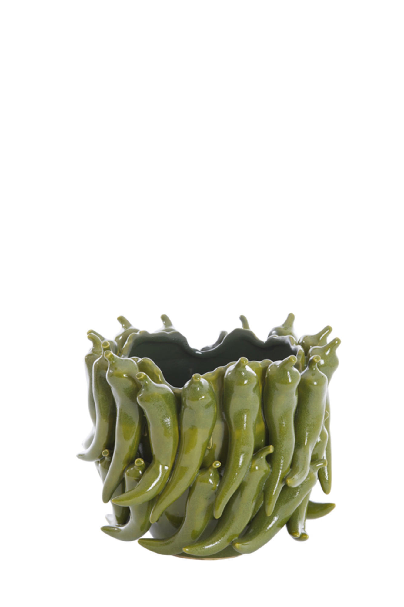 Light & Living Vase Grün 20.5 cm