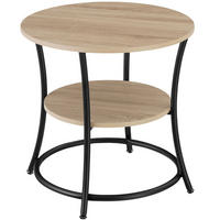 BEISTELLTISCH Saint Louis,55 x 56 cm,Industrial Holz hell, Eiche Sonoma - Naturfarben, Holzwerkstoff (55/55/56cm) - tectake