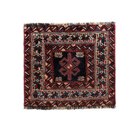 TEPPICH Gashgai Blau 57/63 cm Schurwolle - Blau, Textil (63/57cm) - Looma