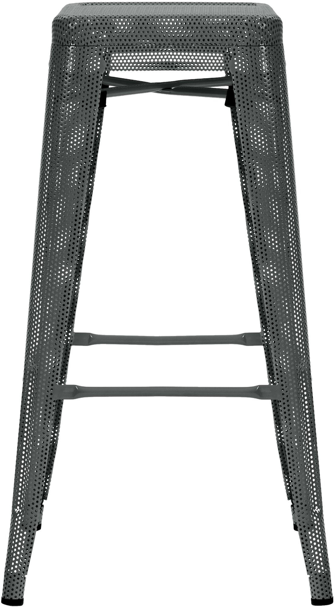 Thumbnail - CLP Barhocker, Grau, Metall, 43x77x43 cm, Esszimmer, Barmöbel, Barhocker