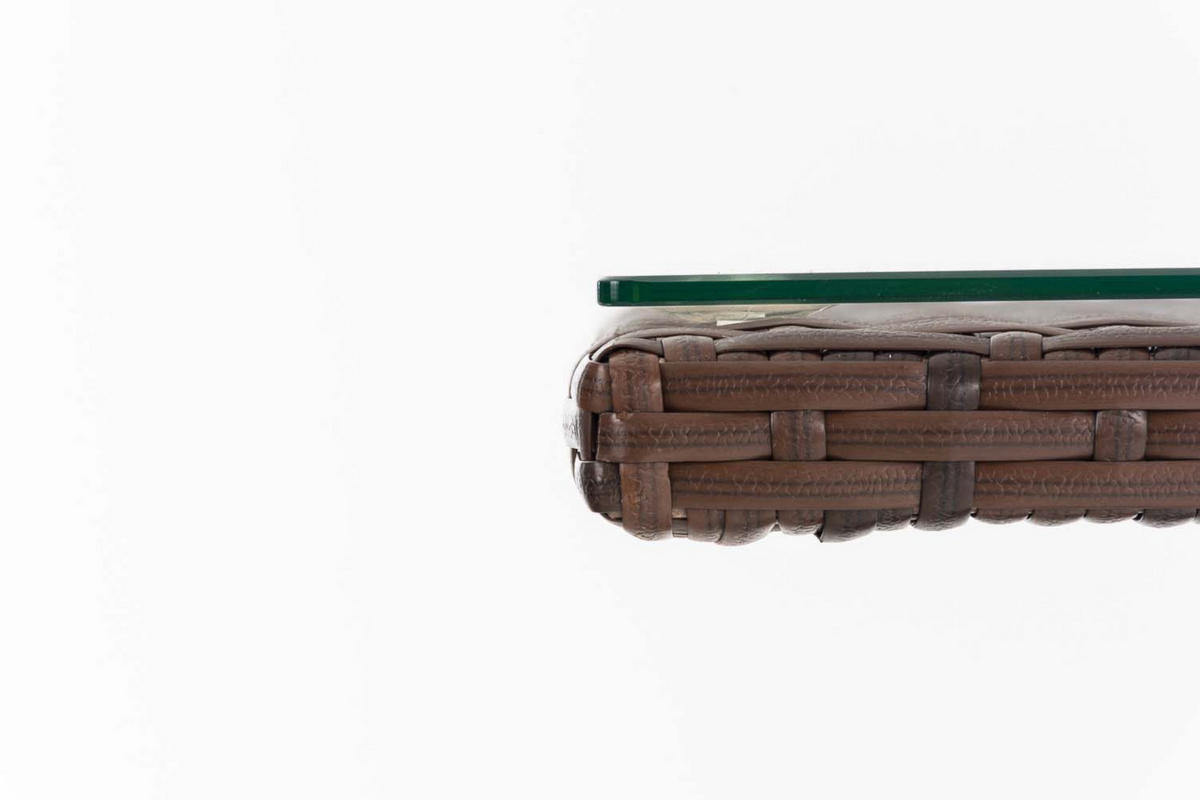 GARTENTISCH Parlo braun-meliert - Braun, Kunststoff (72.5/59/59cm) - TPFGarden