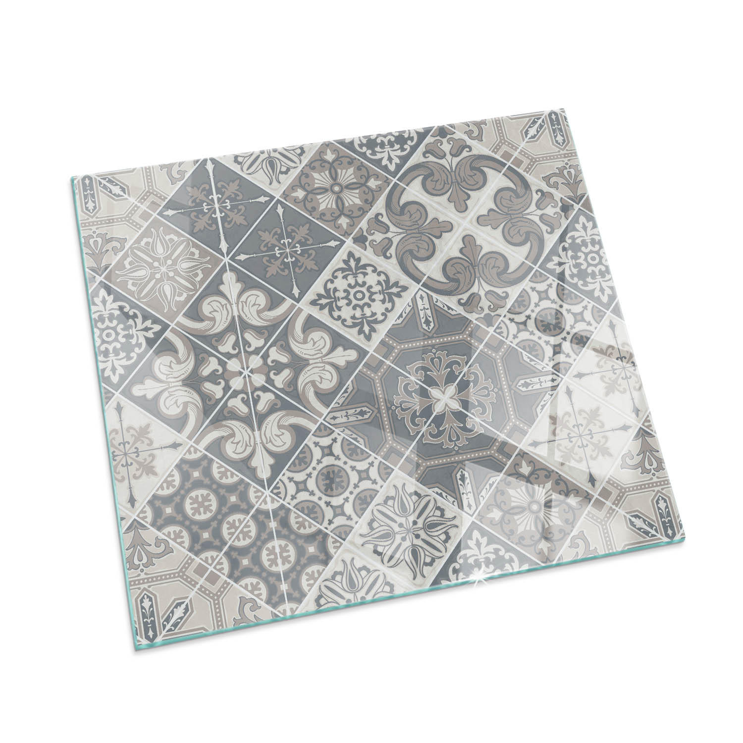 ArtPrintCave Glasplatte Grau 60x60x0.4 cm