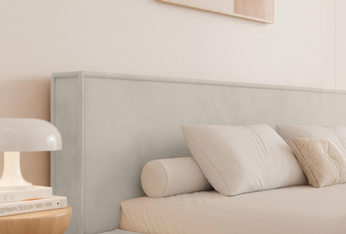 POLSTERBETT Mendocino Classic 120x200 cm, Creme - Creme, Textil (120/200cm) - Fedve