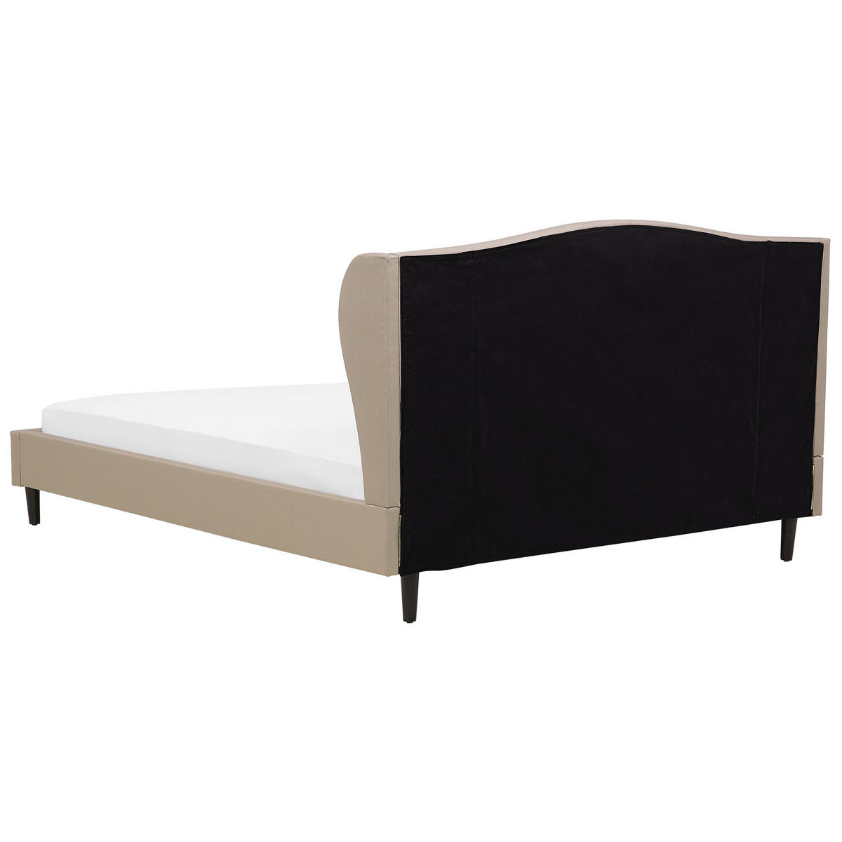 POLSTERBETT 180/200cm Sandbeige Colmar - Beige, Textil (180/200cm) - Beliani