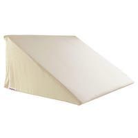 KEILKISSENBEZUG Basic 100% Baumwolle natur 62/49/30 cm - Creme, Textil (62/49cm) - beties Heimtextil