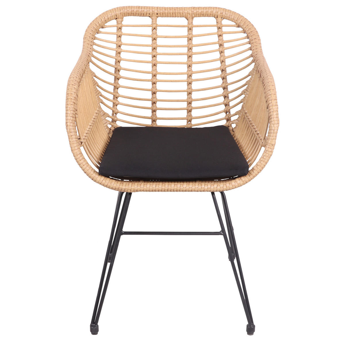 SESSEL Cinta Braun 2er-Set - Braun, Kunststoff (56/84/60cm) - Happy Garden