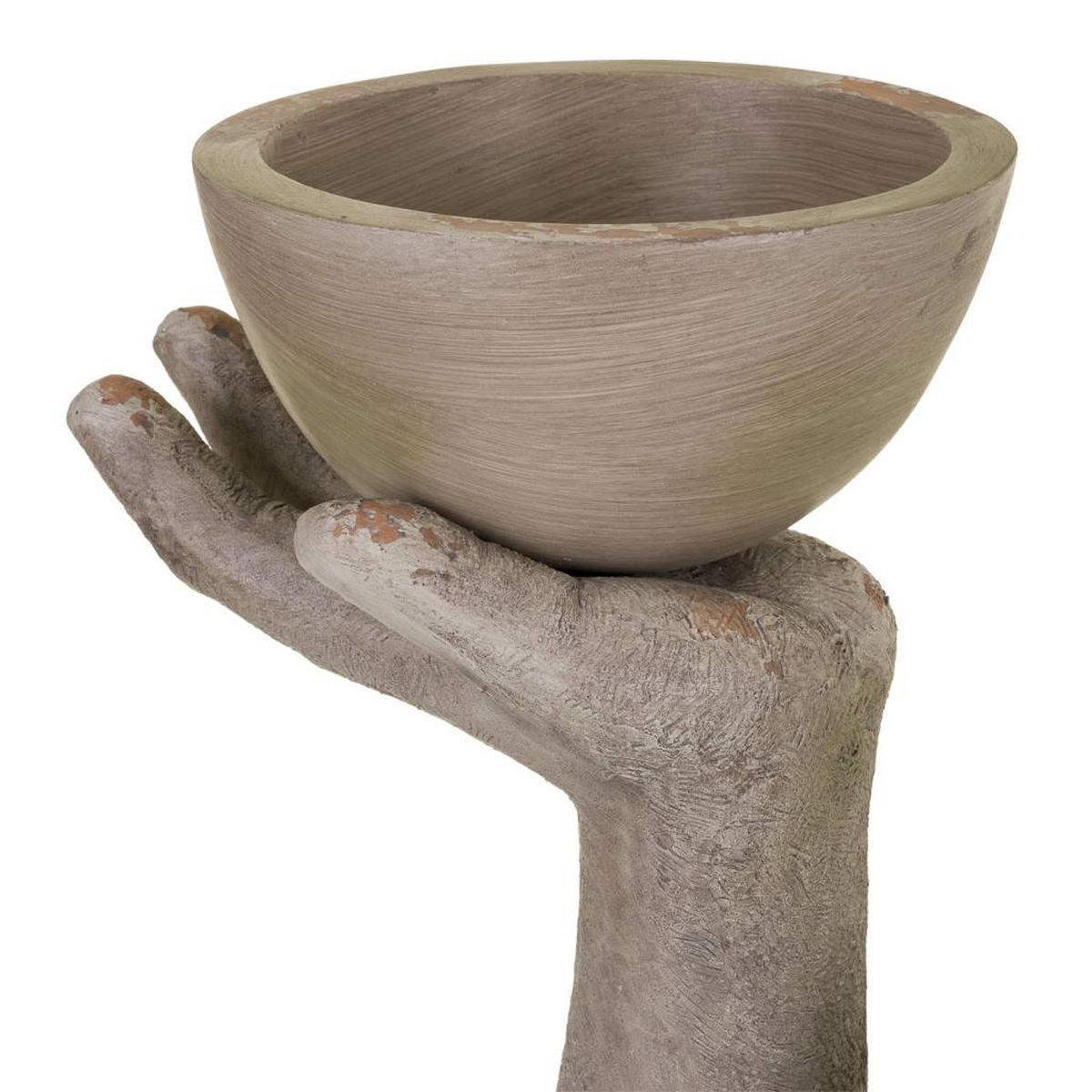 DEKORATIVE FIGUR, grau, 27x20x51cm - Grau, Stein (27/51/20cm) - Wanderlust