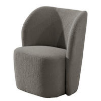 SESSEL - Dunkelgrau/Schwarz, Kunststoff/Textil (75/78/49cm) - home24