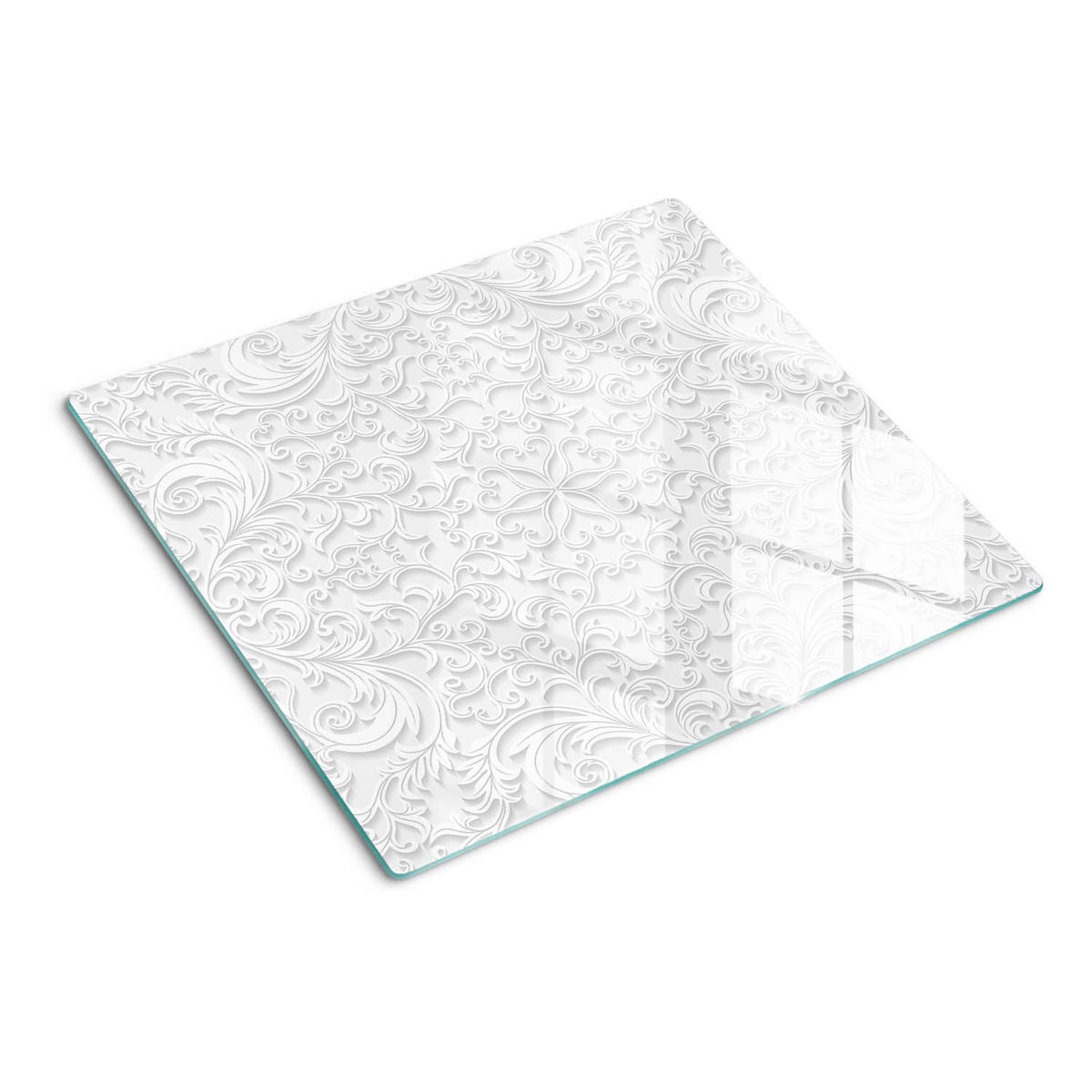 GLASPLATTE 60x52 cm Dekorationen - Weiß, Glas (60/0.4/52cm) - TULUP