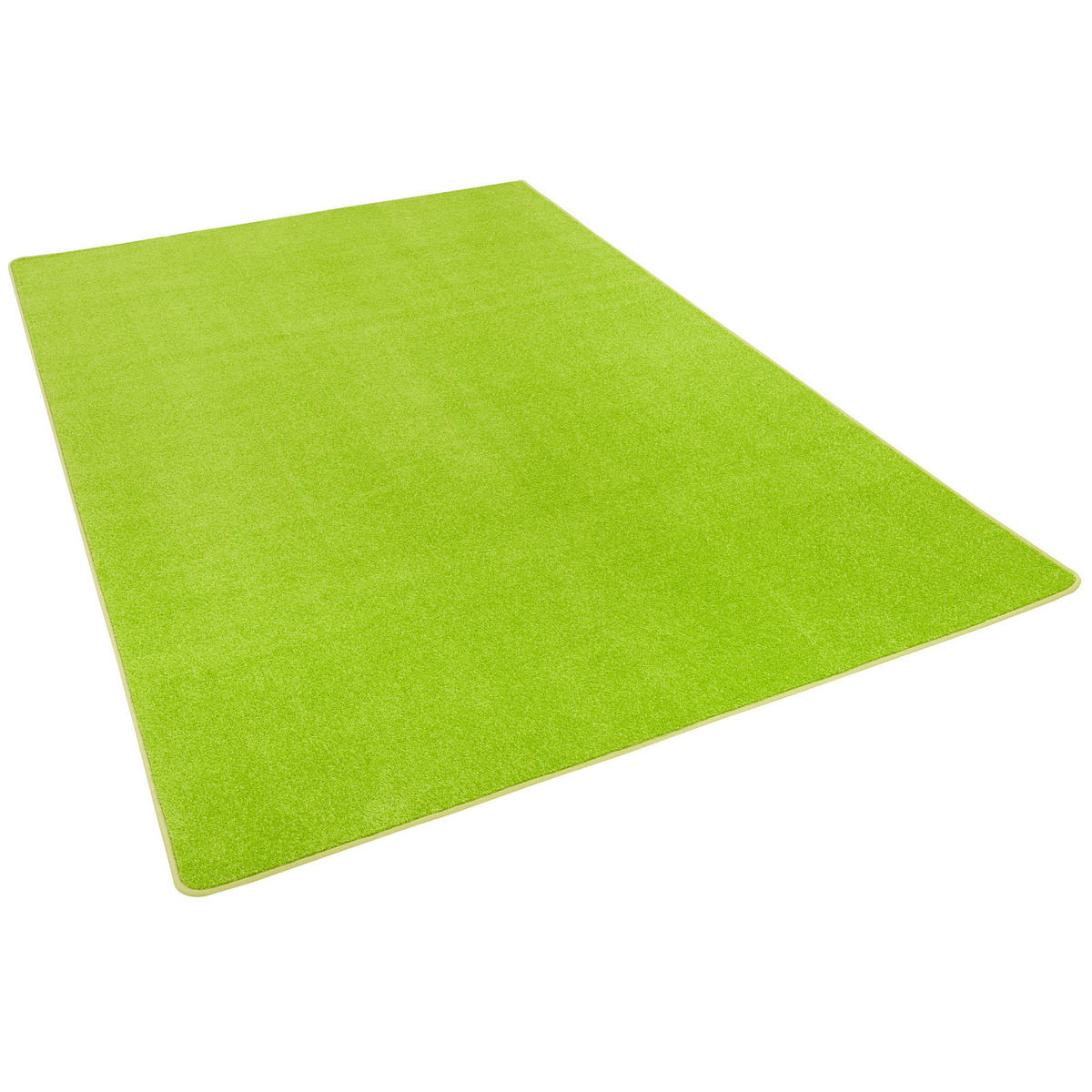TREND VELOURS TEPPICH JOY - Limette, Textil (100/200cm) - Snapstyle
