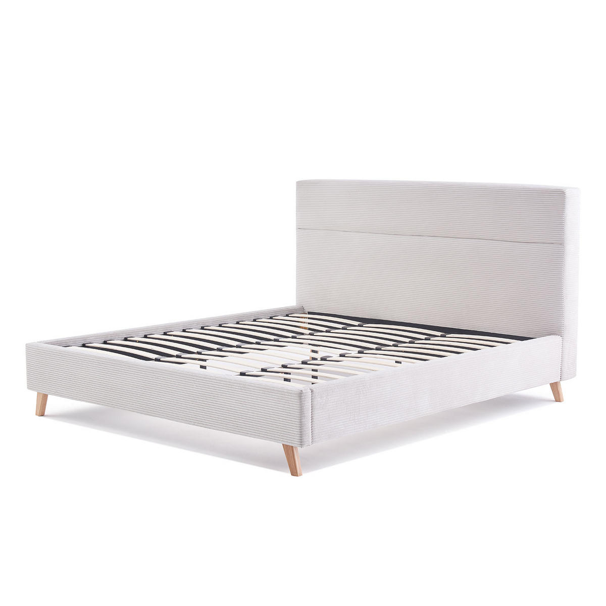 BETT FINN, 180/200/118 cm Grau - Grau, Holz/Holzwerkstoff (200/180cm) - B&D Home