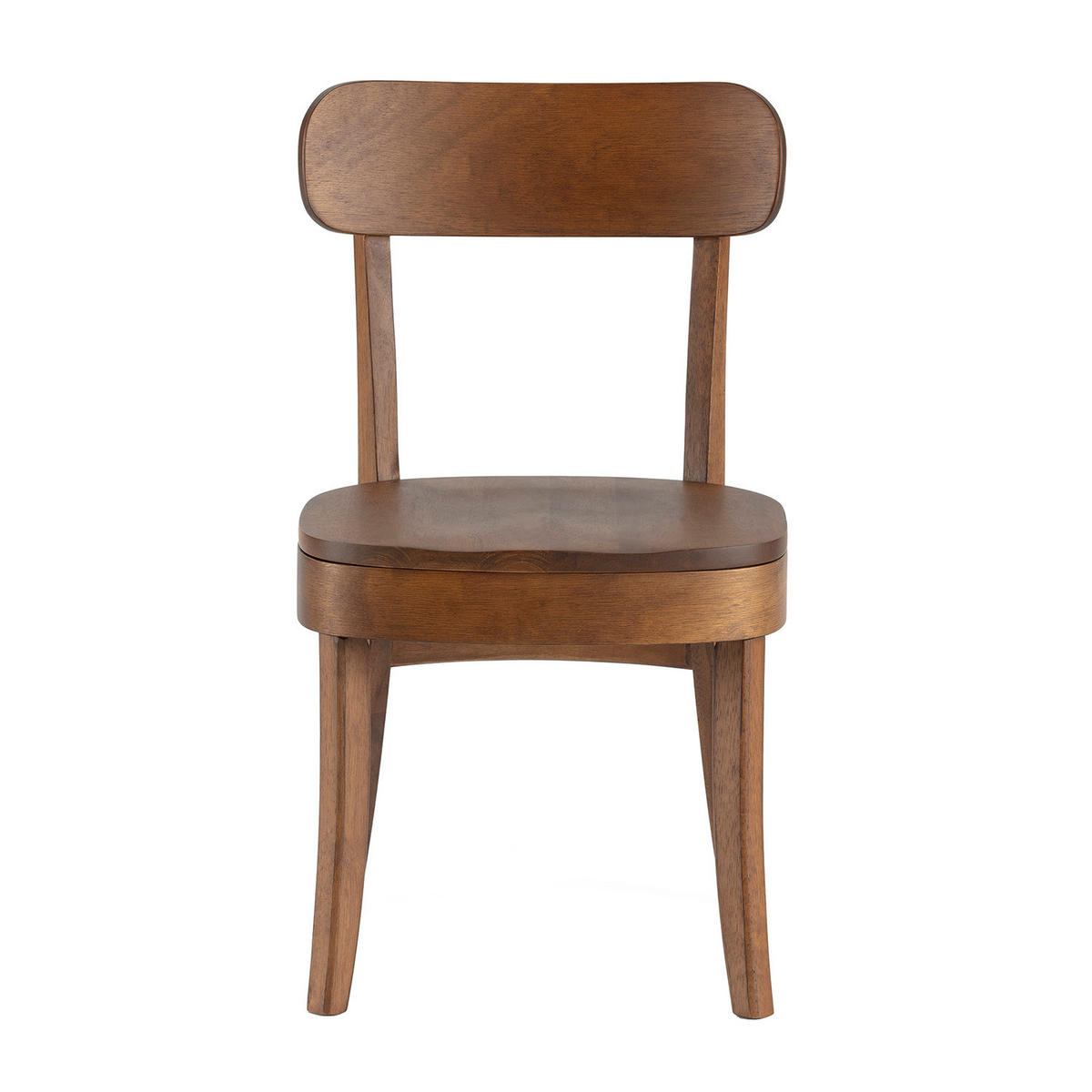 STUHL-SET 2 Nala Walnussfarbe, Massivholz - Walnussfarben, Holz (45/83/49cm) - VS Venta-stock