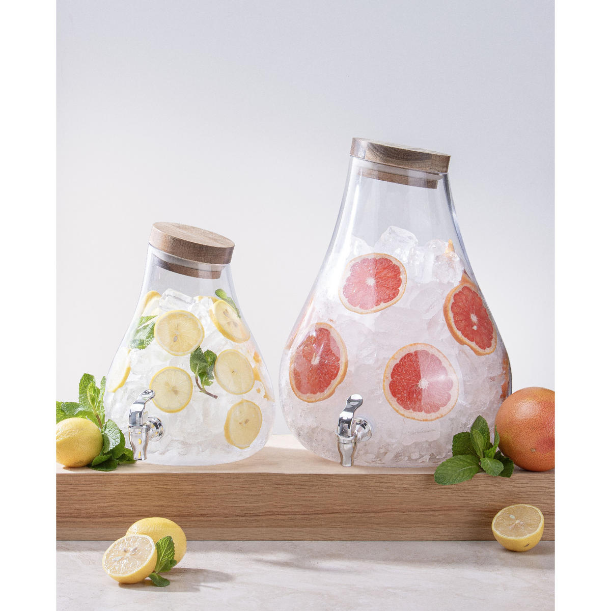 GETRÄNKESPENDER Gather - Klar, Glas (4L) - Ladelle