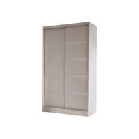 SCHWEBETÜRENSCHRANK Diego IV - Kaschmir, Holzwerkstoff/Metall (100/200/58cm) - MIRJAN24