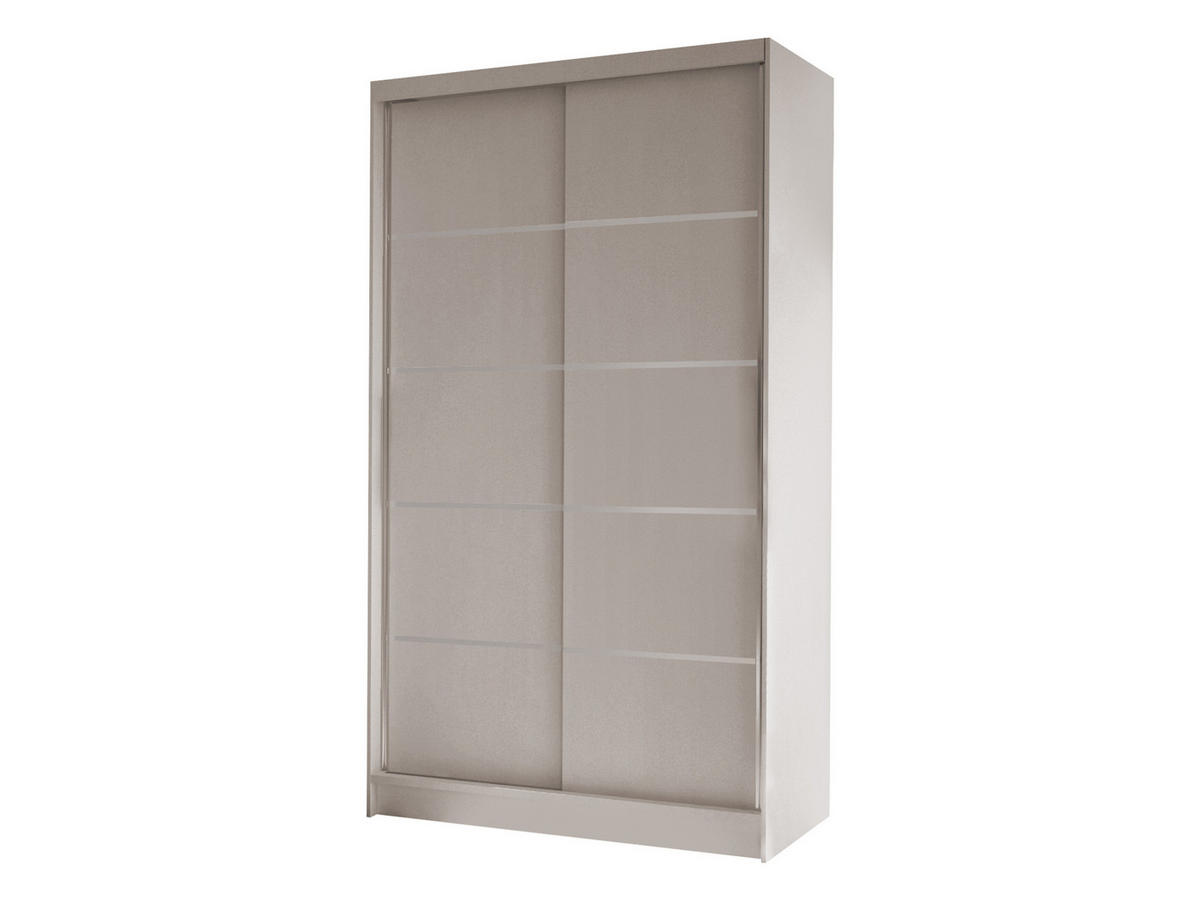 SCHWEBETÜRENSCHRANK Diego IV - Kaschmir, Holzwerkstoff/Metall (100/200/58cm) - MIRJAN24