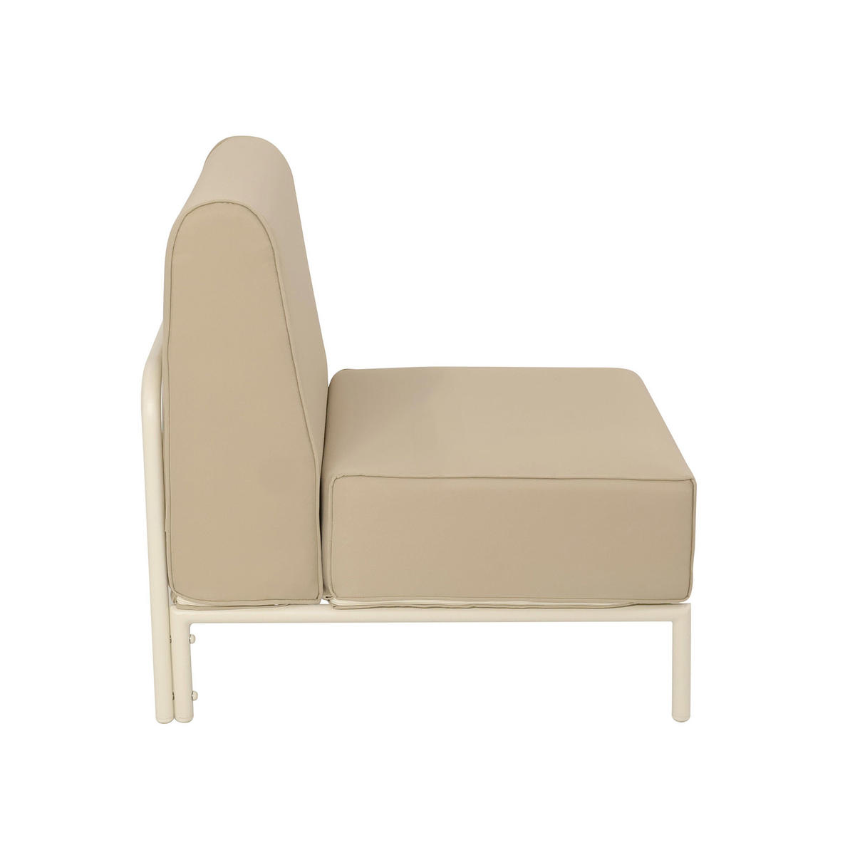 SESSEL, Beige - Beige, Textil (80/78/72cm) - Oviala