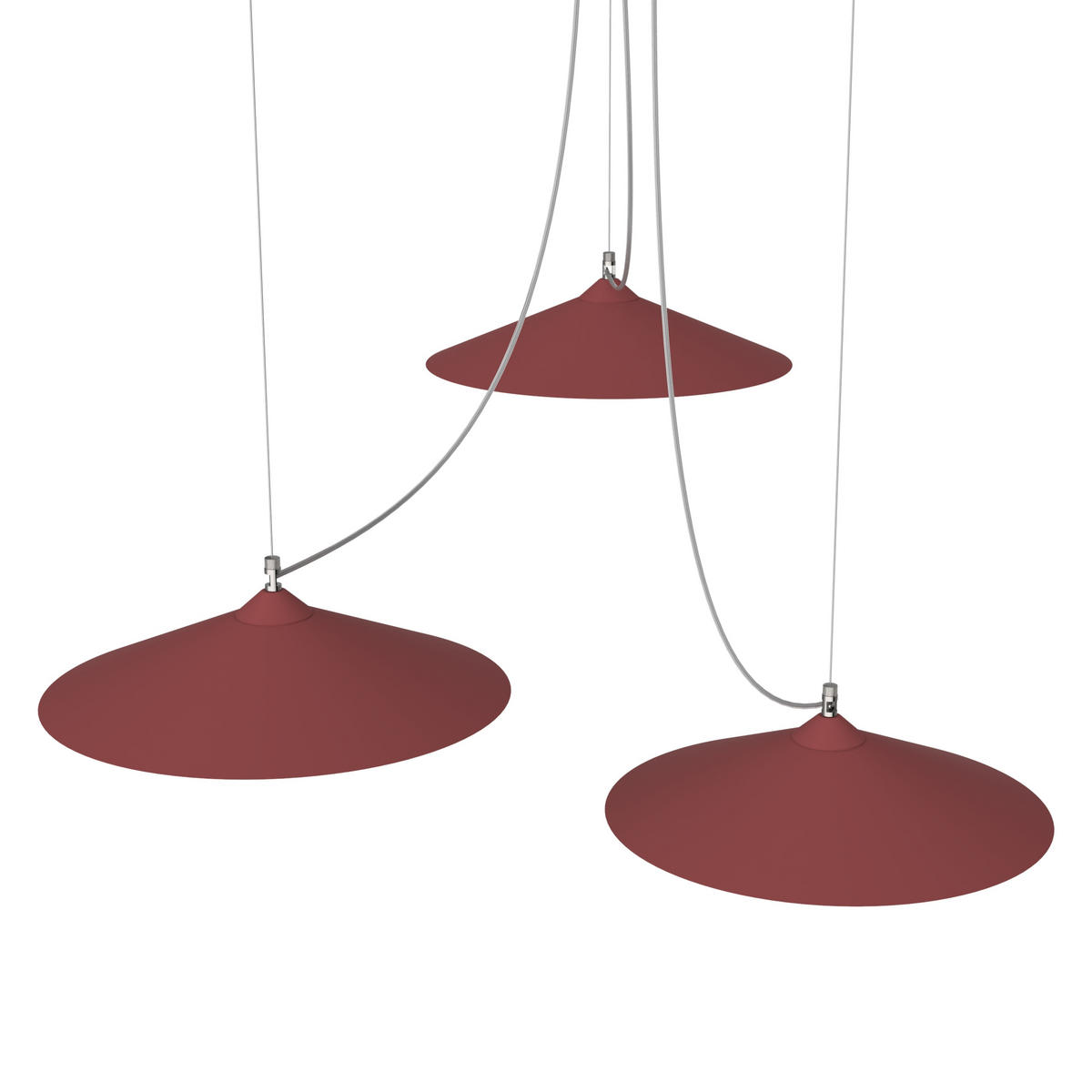 HÄNGELEUCHTE - Rot, Metall (40/40/9cm) - Lumicom