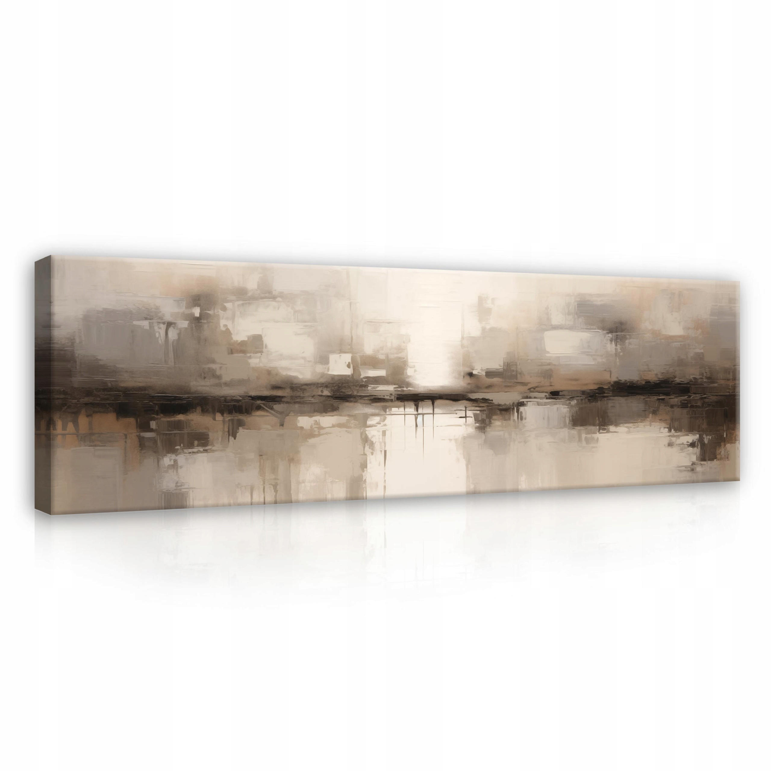 BILDER Abstrakt Loft Modern Wohnzimmer 145x45 - Multicolor, Holzwerkstoff (145/45cm) - Wallarena
