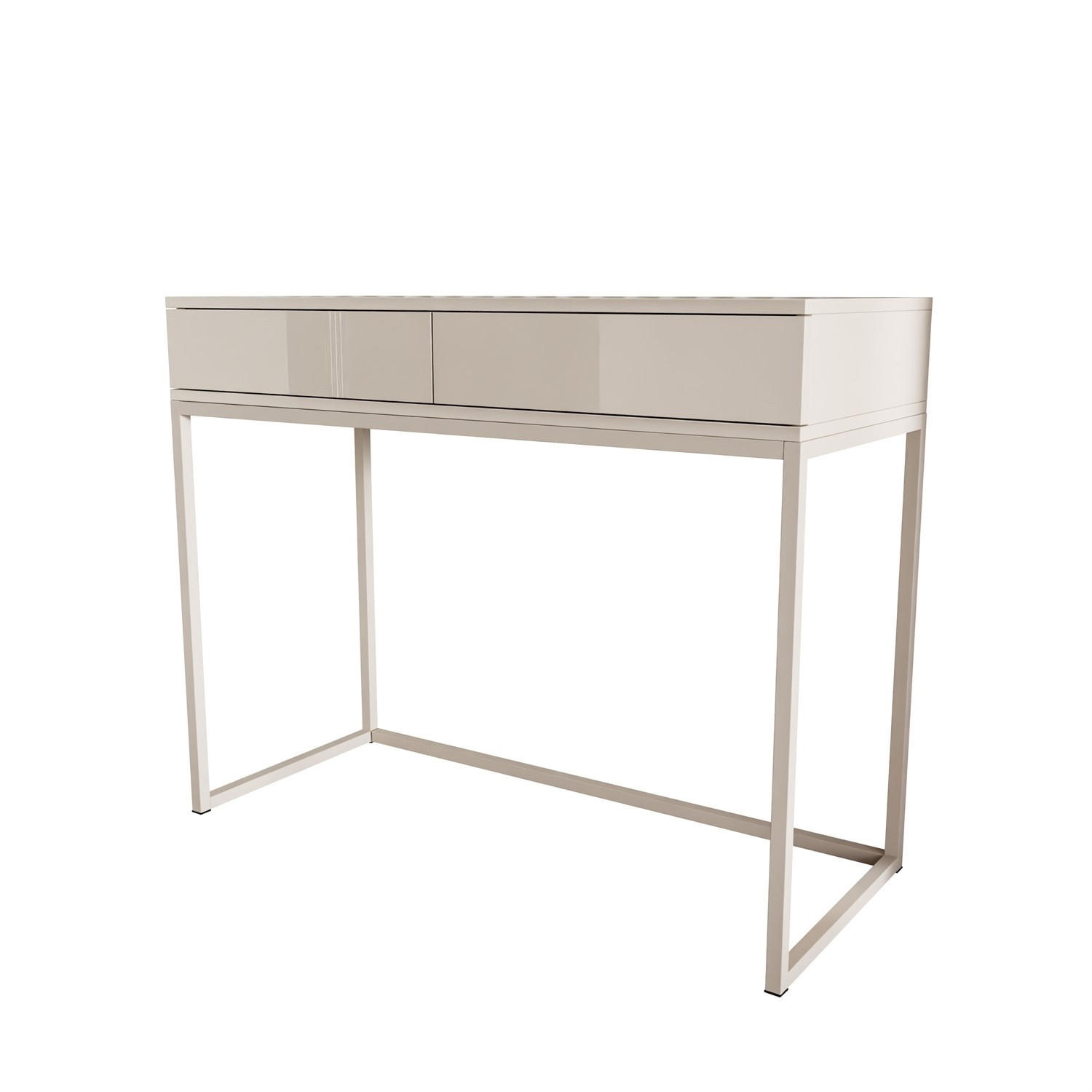 KONSOLE Glamour auf Kaschmir-Gestell PUSH OPEN - Kaschmir, Holzwerkstoff (100/81/42cm) - Lookway