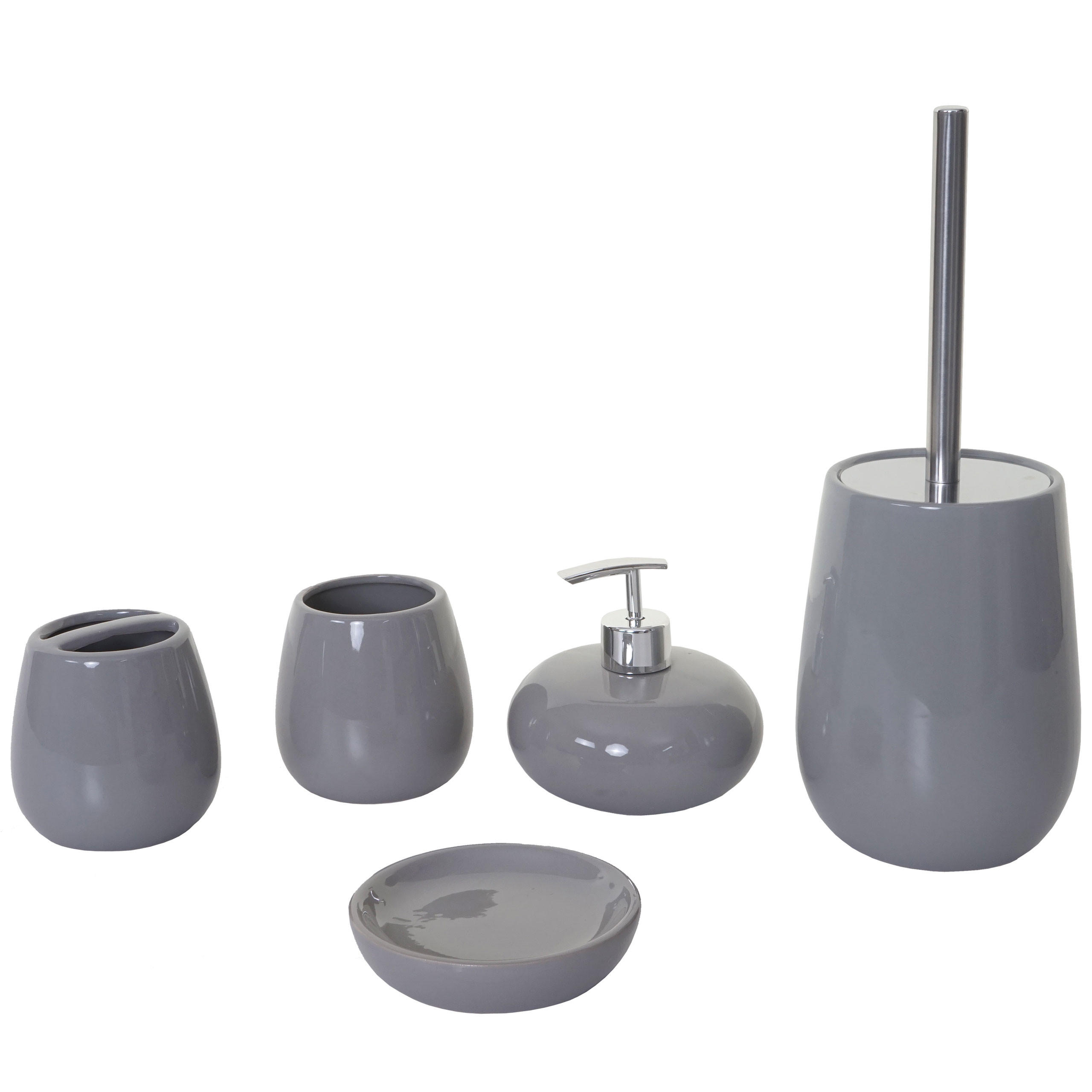 BADSET Grau - Grau, Keramik (12/33/12cm) - MCW
