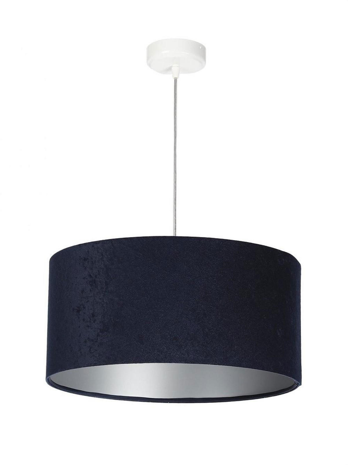HÄNGELEUCHTE Blau 40/20 cm - Blau/Silberfarben, Kunststoff (40/0.6/20cm) - ONZENO