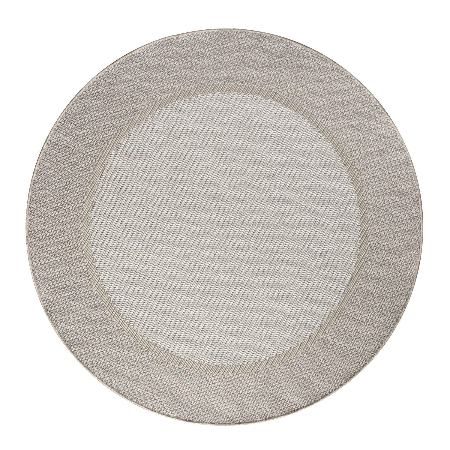 TT Home Outdoorteppich Beige, Champagner 120x120 cm