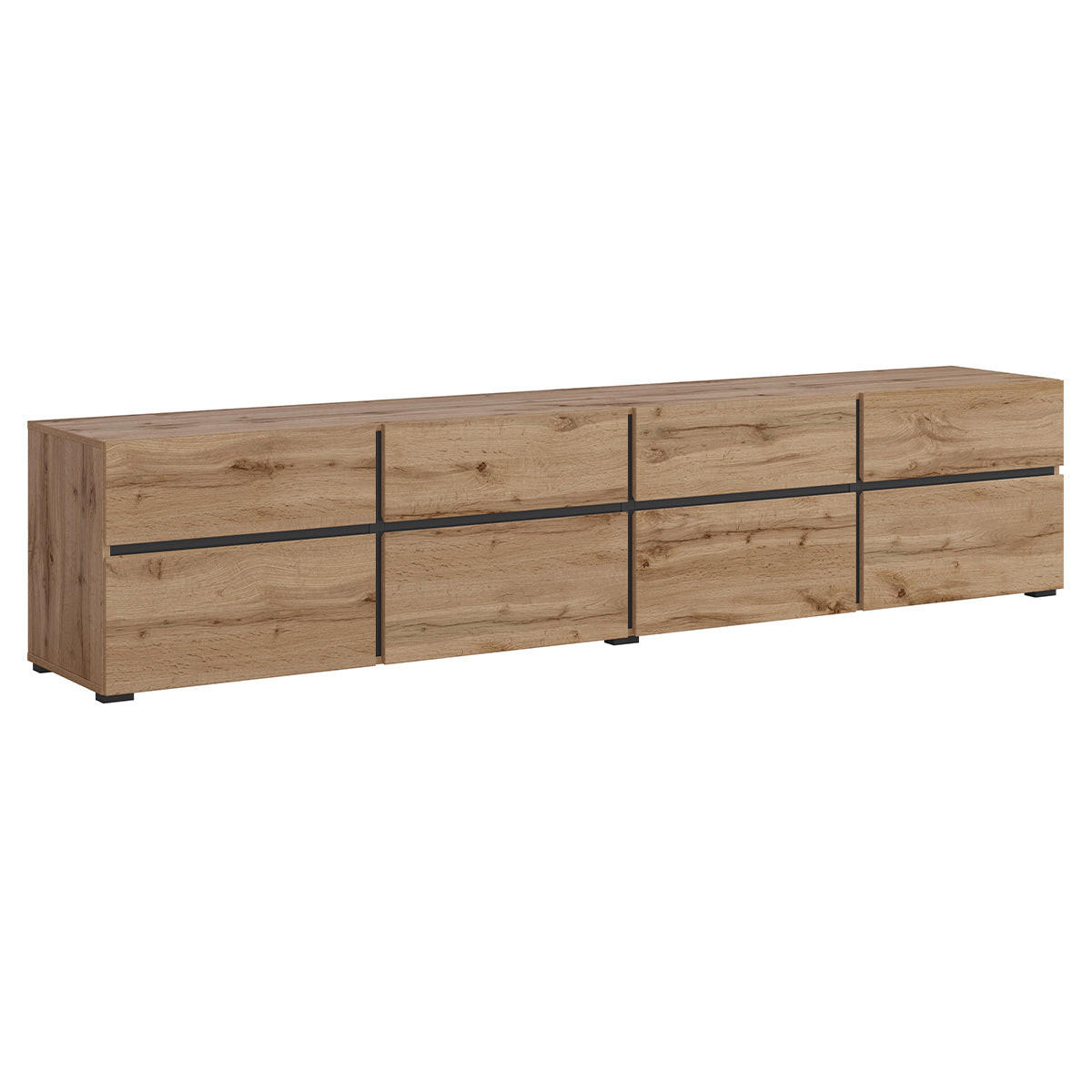 TV STOLÍK Lilia Drevo - hnedá, kompozitné drevo (225/48/40cm) - Petits-meubles