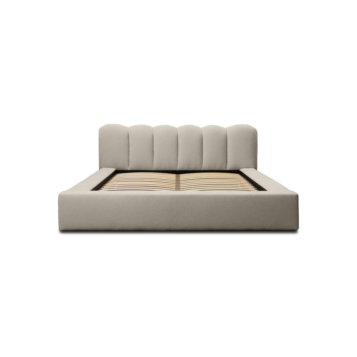 POLSTERBETT schenilen Struktur Ranera 160x200 cm, Braun - Braun, Textil (160/200cm) - Fedve