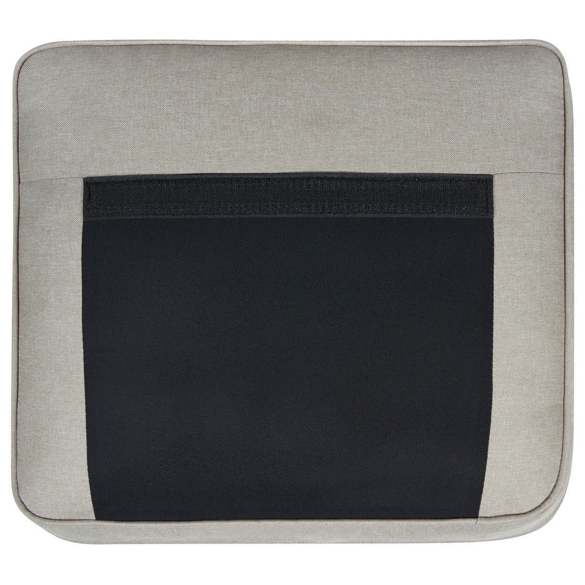 3-SITZER-SOFA beige Lokka - Beige/Dunkelbraun, Textil (204/85/83cm) - Beliani