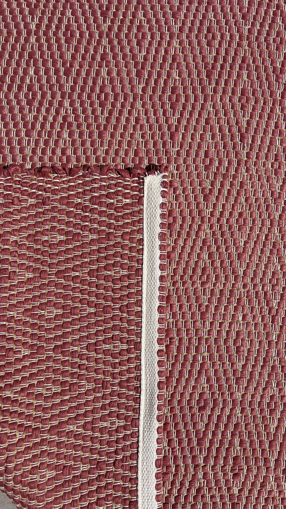 TEPPICH aus recycelten Fasern handgewebt rosa - Pink, Naturmaterialien (120/170cm) - AFK Living