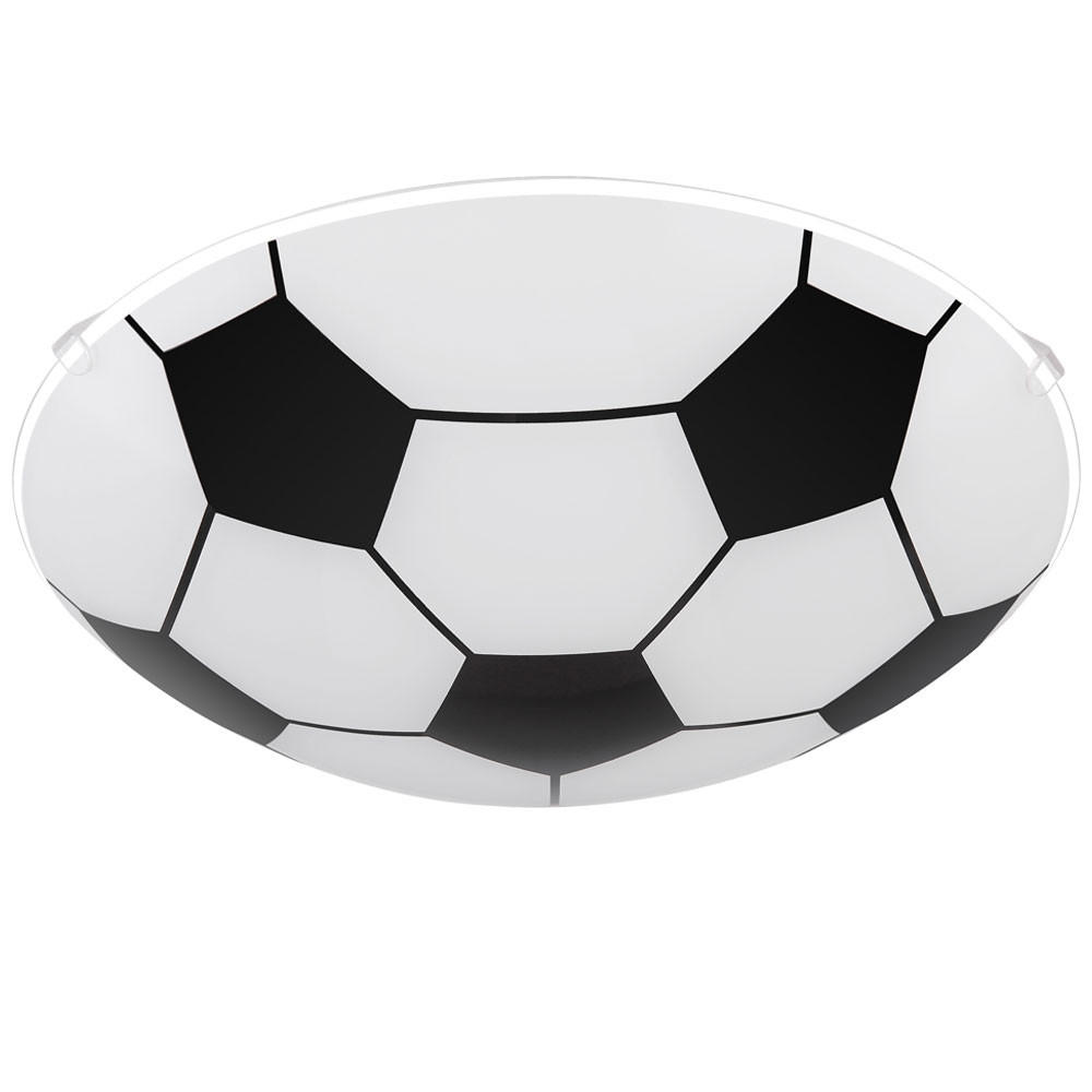 LED DECKENLEUCHTE Metall Schwarz Weiß - Weiß, Metall (25/25/8cm) - Globo Lighting
