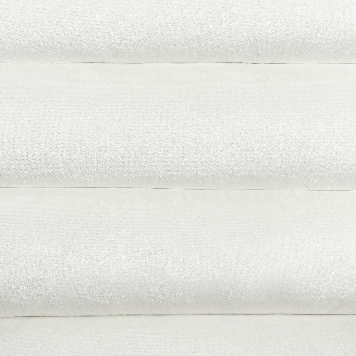 SESSEL Cremeweiß Kisa - Dunkelbraun/Weiß, Textil (74/84/80cm) - Beliani
