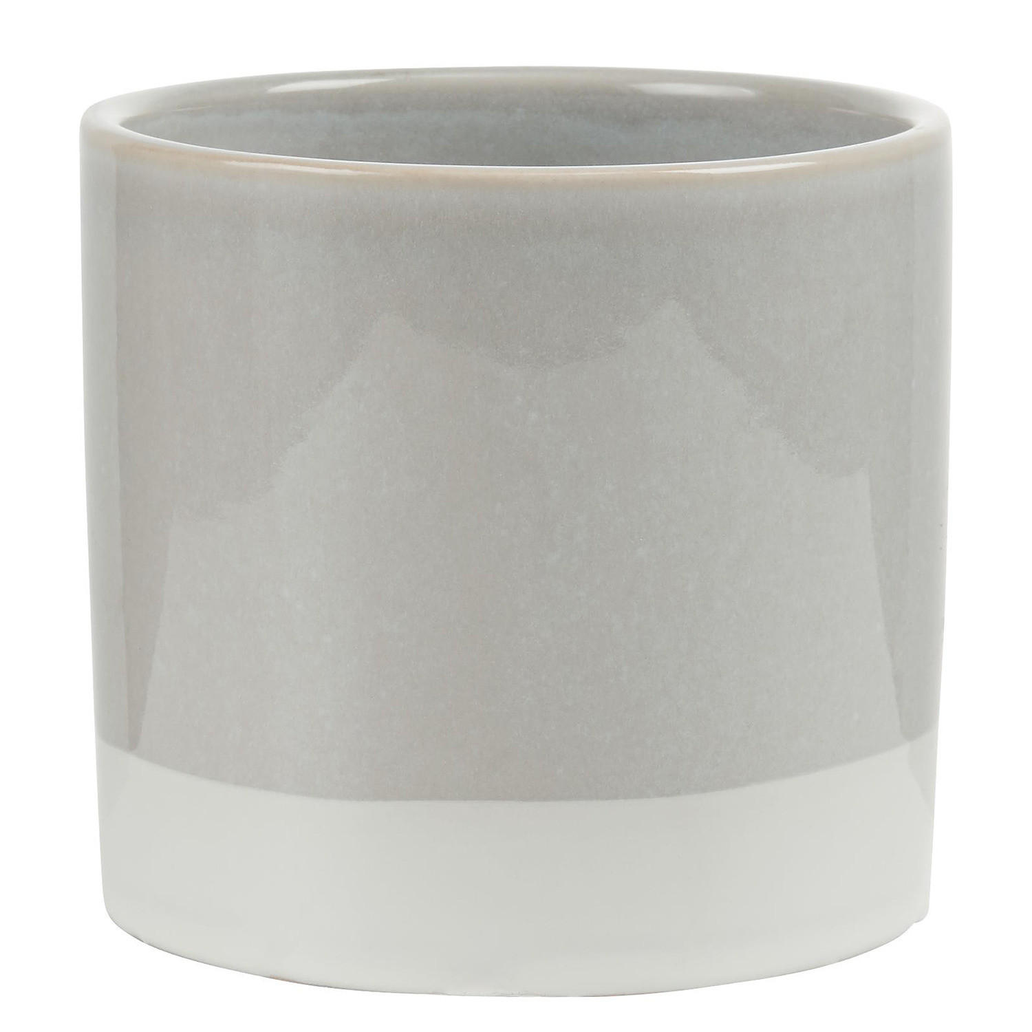 BLUMENTOPF (6er Set) Early Spring - Grau, Keramik (10cm) - BUTLERS