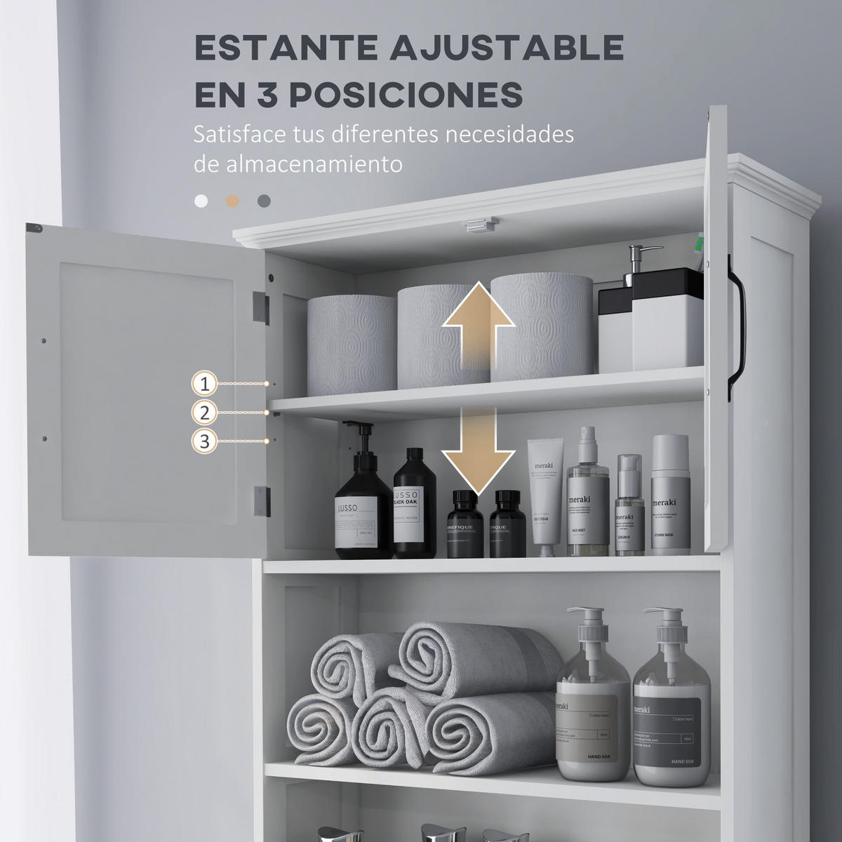 HÄNGESCHRANK Weiß 1 Stück - Weiß, Kunststoff (66/178/23cm) - GiPP