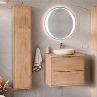 KOUPELNOVÝ NÁBYTEK 60cm Elias 2er-Set Dřevo - hnědá, kompozitní dřevo (60/52.2/46cm) - Petits-meubles