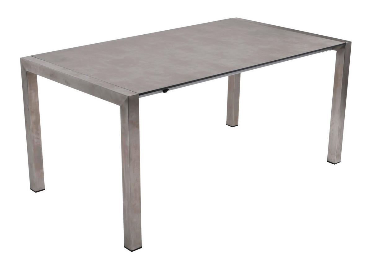 GARTENTISCH Gideon Ausziehtisch - Grau, Kunststoff (267/92/75cm) - DELUKE