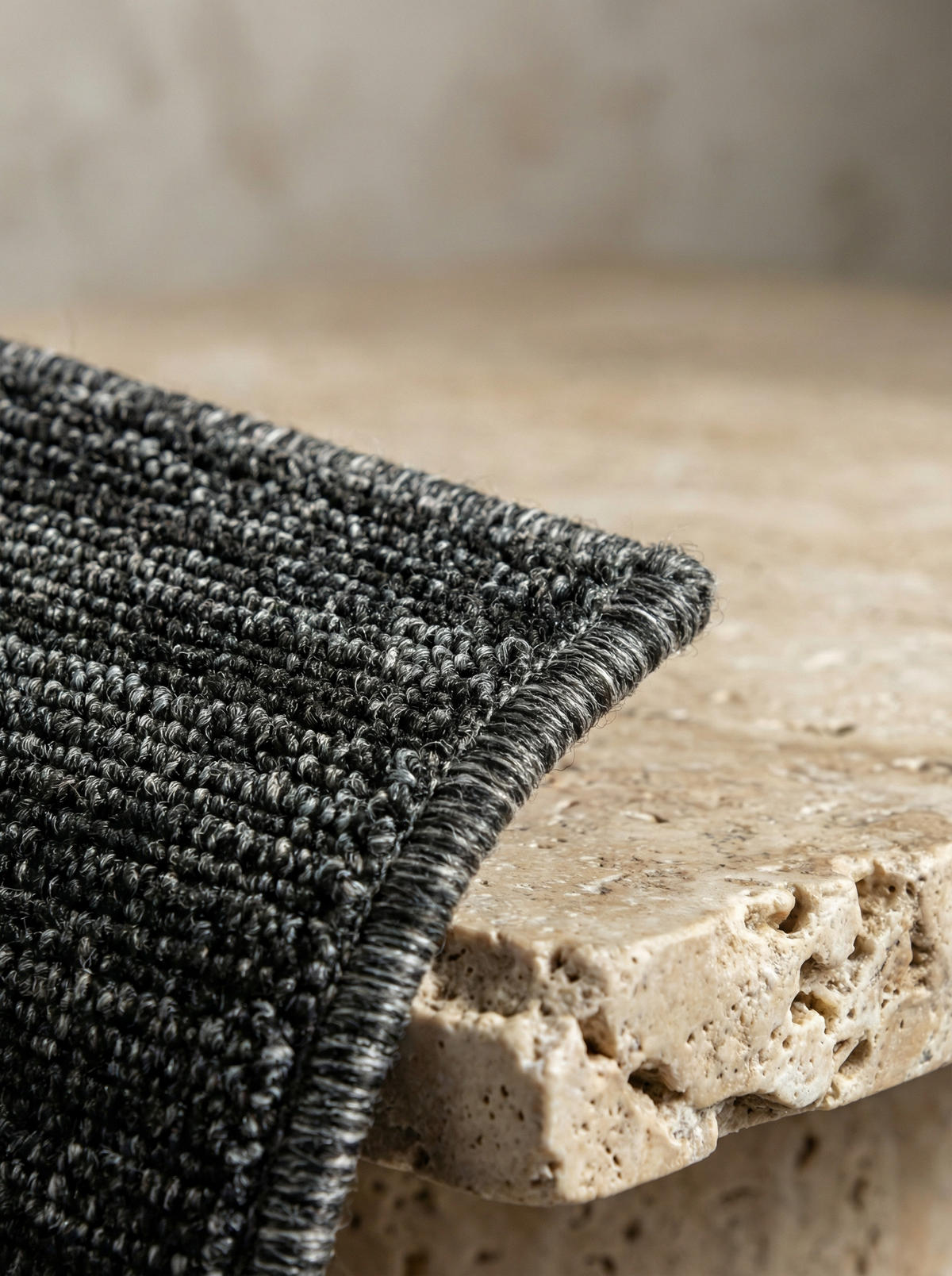 KURZFLORTEPPICH AMMER, einfarbig, Anthrazit, 160 x 230 cm - Anthrazit, Textil (230/160cm) - KADIMA DESIGN