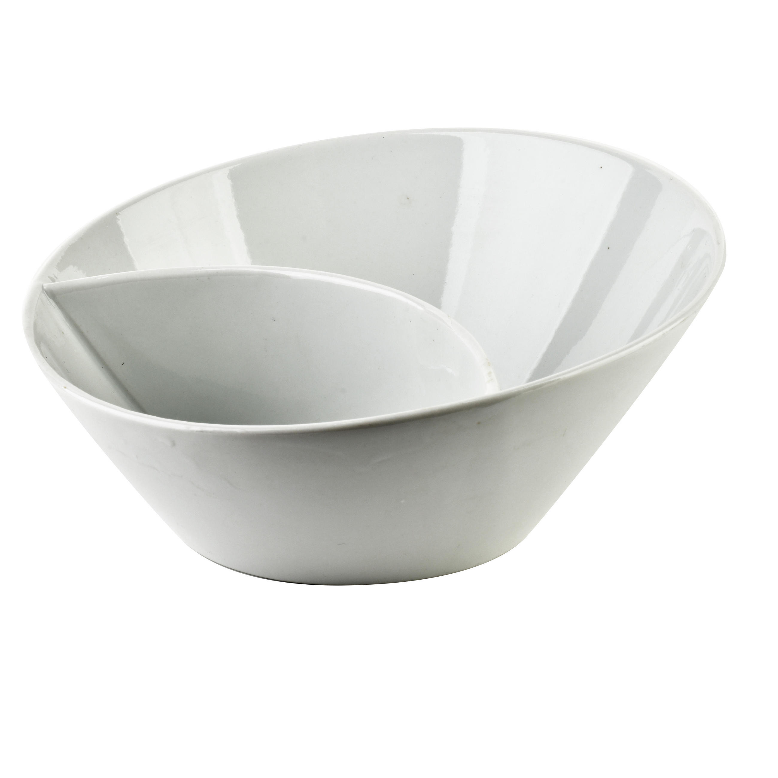 SCHALE Basic weiß 20,5/20,5/9,5 cm Porzellan - Weiß, Keramik (25.5/20.5/9.5cm) - Mondex