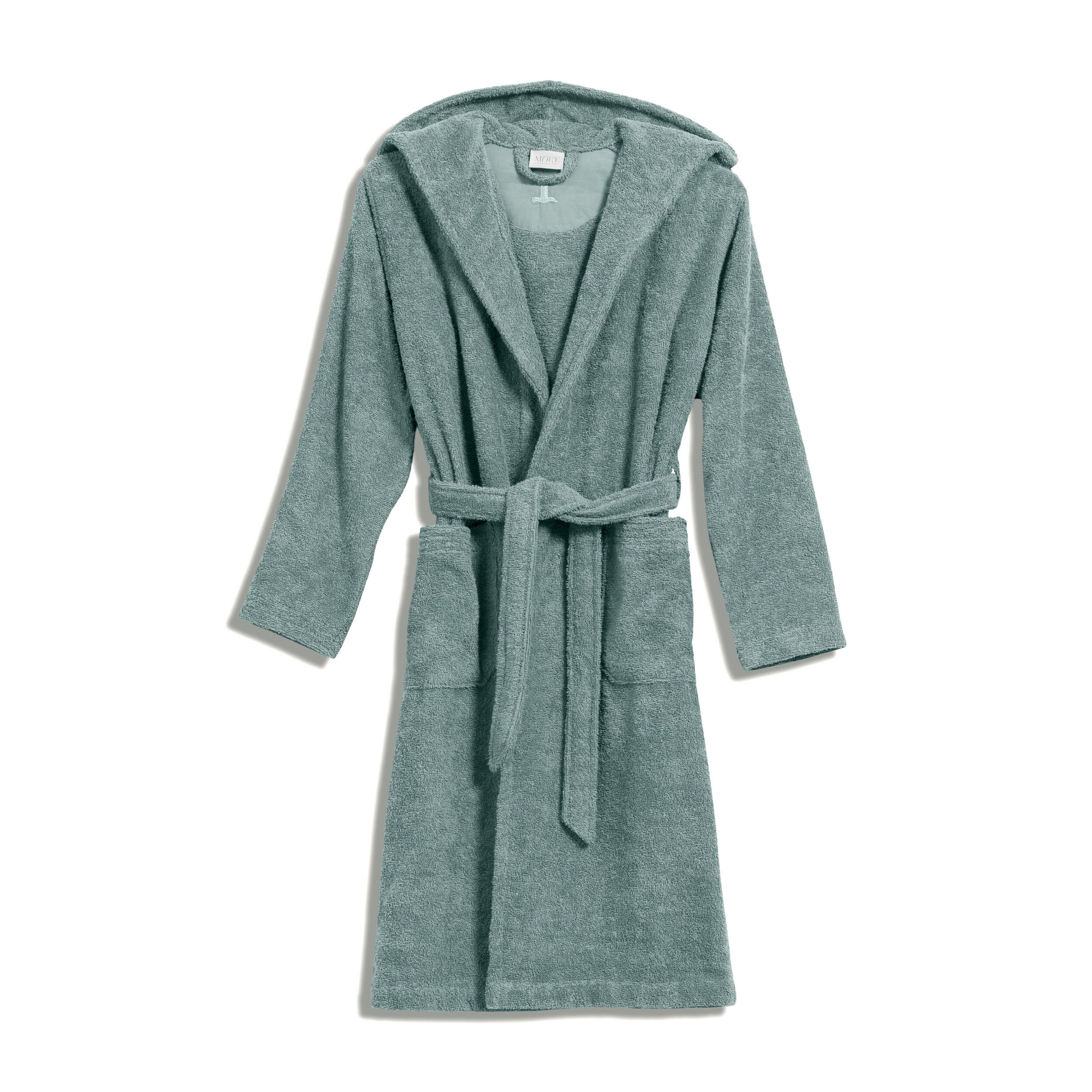 BADEMANTEL MIT KAPUZE SUPERWUSCHEL - Grün, Textil (152null) - MÖVE