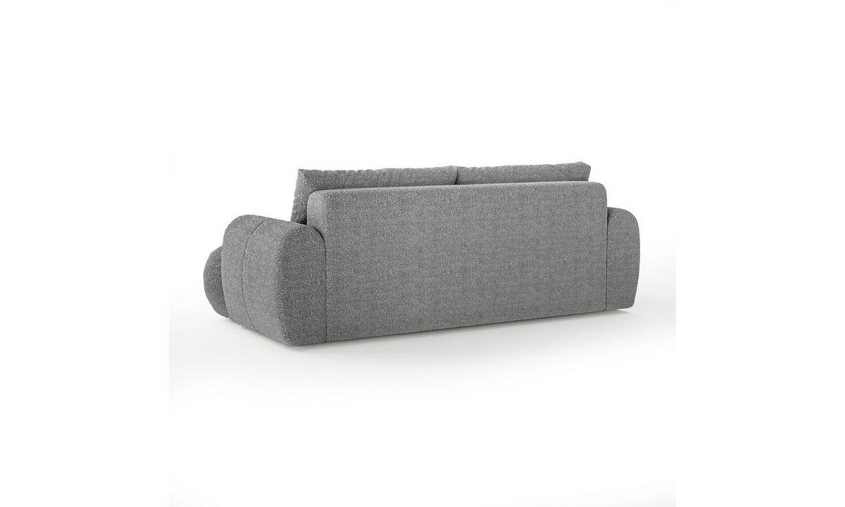 SCHLAFSOFA CORAL 250/100/85 cm mit Bettkasten Stoff Coral 75 - Grau, Textil (250/85/100cm) - Lookway